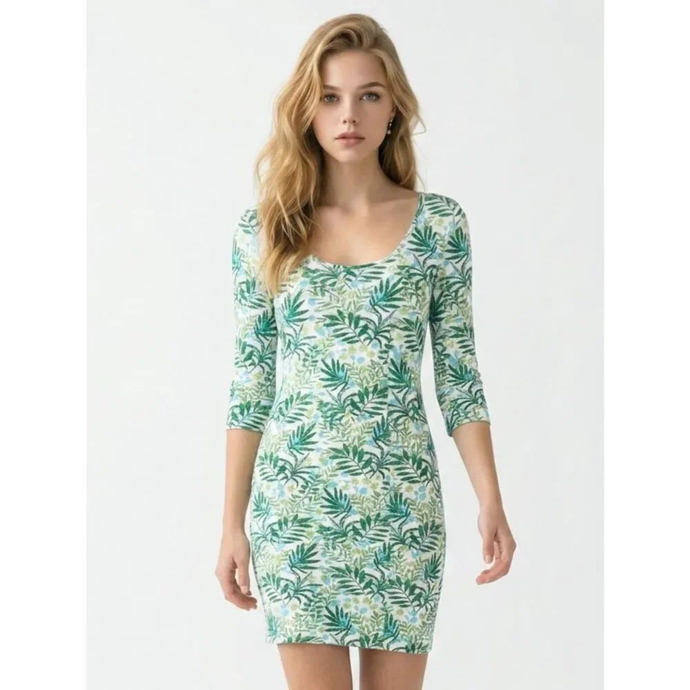PERSIFOR | Kilpatrick Garden Dress 3/4 Sleeve XS